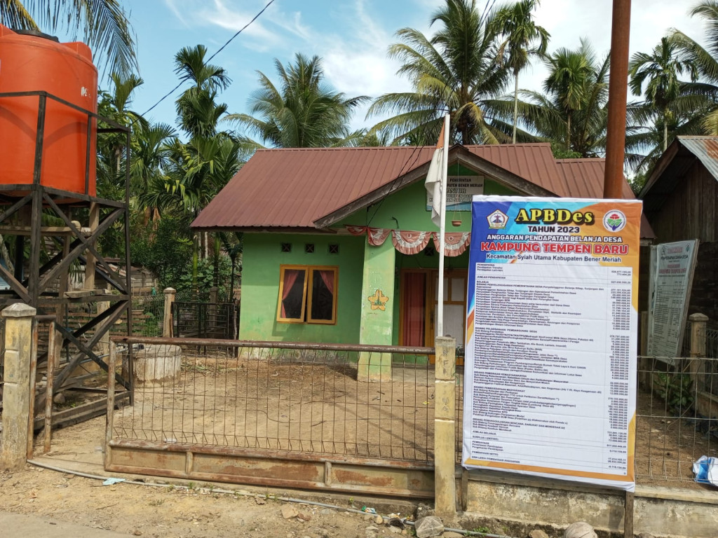 Kantor Pemerintahan Kampung Tempen Baru